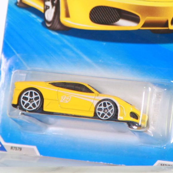 Ferrari F430 Challenge Yellow Hot Wheels - 06/10 Year Made: 2009 HW Racing '10 - Picture 3 of 4